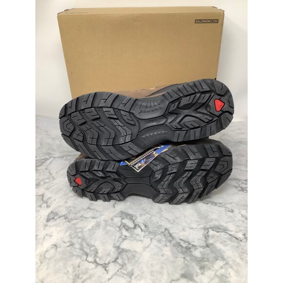 Salomon Men's 7 Fossil Rain Quest 4D 2 Gtx Goretex Hiking Boots Outdoor LF1 - Picture 14 of 15